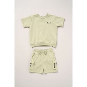 Bench Boy's 3-Piece Sweatshirt, Short & Crew Sock Outfit Set in Green Size: 18-24 m Green 18-24 m Bench Boy's 3-Piece Sweatshirt, Short & Crew Sock Outfit Set in Green Size: 18-24 m Green 18-24 m