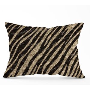 Warren Reed - Designer Golden Zebra Print Cushions in Brown Size: 33 cm x 48 cm Brown 33 cm x 48 cm Warren Reed - Designer Golden Zebra Print Cushions in Brown Size: 33 cm x 48 cm Brown 33 cm x 48 cm