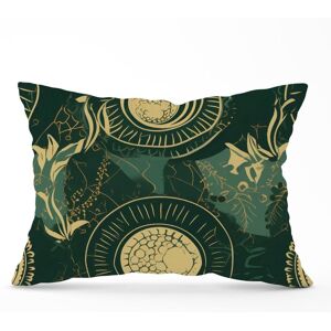 Warren Reed - Designer Abstract Green Gold Moon Pattern Cushions Size: 33 cm x 48 cm Green 33 cm x 48 cm Warren Reed - Designer Abstract Green Gold Moon Pattern Cushions Size: 33 cm x 48 cm Green 33 cm x 48 cm
