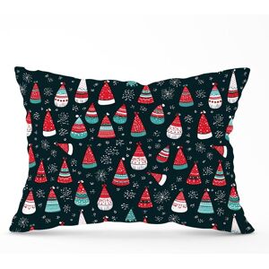 Warren Reed - Designer Hand Drawn Cheerful Santa Hats Cushions in Red Size: 33 cm x 48 cm Red 33 cm x 48 cm Warren Reed - Designer Hand Drawn Cheerful Santa Hats Cushions in Red Size: 33 cm x 48 cm Red 33 cm x 48 cm