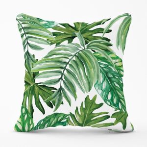 Warren Reed - Designer Exotic Rainforest Leaves Outdoor Cushion in Green Size: 45 cm x 45 cm Green 45 cm x 45 cm Warren Reed - Designer Exotic Rainforest Leaves Outdoor Cushion in Green Size: 45 cm x 45 cm Green 45 cm x 45 cm