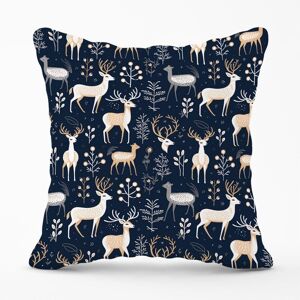 Warren Reed - Designer Reindeer, Whimsical, Illustration Pattern Outdoor Cushion in Blue Size: 45 cm x 45 cm Blue 45 cm x 45 cm Warren Reed - Designer Reindeer, Whimsical, Illustration Pattern Outdoor Cushion in Blue Size: 45 cm x 45 cm Blue 45 cm x 45 cm