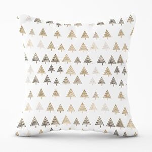 Warren Reed - Designer Geometric Christmas Tree Pattern Outdoor Cushion in White Size: 45 cm x 45 cm White 45 cm x 45 cm Warren Reed - Designer Geometric Christmas Tree Pattern Outdoor Cushion in White Size: 45 cm x 45 cm White 45 cm x 45 cm