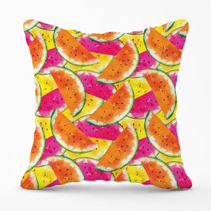 Warren Reed - Designer Watermelon Design Outdoor Cushion in Orange Size: 60 cm x 60 cm Orange 60 cm x 60 cm Warren Reed - Designer Watermelon Design Outdoor Cushion in Orange Size: 60 cm x 60 cm Orange 60 cm x 60 cm