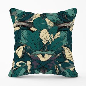 Warren Reed - Designer Green Beige Tropical Leaves Outdoor Cushion Size: 60 cm x 60 cm Green 60 cm x 60 cm Warren Reed - Designer Green Beige Tropical Leaves Outdoor Cushion Size: 60 cm x 60 cm Green 60 cm x 60 cm