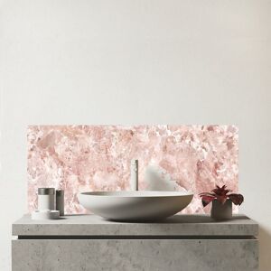 Warren Reed - Designer Polished Pale Pink Quartz Effect Glass Bathroom Splashback in Gold Gold Warren Reed - Designer Polished Pale Pink Quartz Effect Glass Bathroom Splashback in Gold Gold