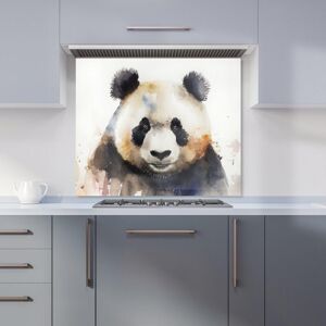 Warren Reed - Designer Panda Watercolour Kitchen Splashback in Brown Size: 900mm x 650mm Brown 900mm x 650mm Warren Reed - Designer Panda Watercolour Kitchen Splashback in Brown Size: 900mm x 650mm Brown 900mm x 650mm