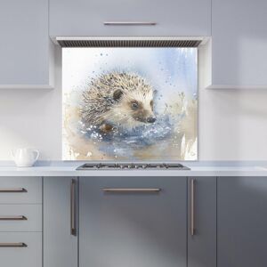 Warren Reed - Designer Hedgehog Watercolour Kitchen Splashback in Brown Size: 900mm x 650mm Brown 900mm x 650mm Warren Reed - Designer Hedgehog Watercolour Kitchen Splashback in Brown Size: 900mm x 650mm Brown 900mm x 650mm