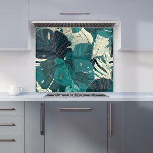 Warren Reed - Designer Tropical Green Leaves Kitchen Splashback Size: 600mm x 650mm Green 600mm x 650mm Warren Reed - Designer Tropical Green Leaves Kitchen Splashback Size: 600mm x 650mm Green 600mm x 650mm
