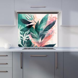 Warren Reed - Designer Green Feather leaves Tropical Kitchen Splashback Size: 600mm x 750mm Green 600mm x 750mm Warren Reed - Designer Green Feather leaves Tropical Kitchen Splashback Size: 600mm x 750mm Green 600mm x 750mm
