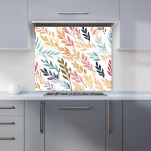 Warren Reed - Designer Colouful Sping Leaves Kitchen Splashback in Orange Size: 900mm x 750mm Orange 900mm x 750mm Warren Reed - Designer Colouful Sping Leaves Kitchen Splashback in Orange Size: 900mm x 750mm Orange 900mm x 750mm