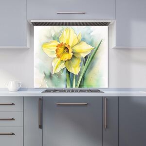 Warren Reed - Designer Watercolour Daffodil Kitchen Splashback Size: 900mm x 650mm Multicolor 900mm x 650mm Warren Reed - Designer Watercolour Daffodil Kitchen Splashback Size: 900mm x 650mm Multicolor 900mm x 650mm