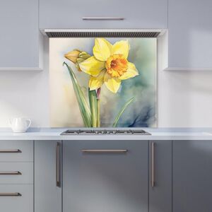 Warren Reed - Designer Daffodil Watercolour Kitchen Splashback Size: 900mm x 650mm Multicolor 900mm x 650mm Warren Reed - Designer Daffodil Watercolour Kitchen Splashback Size: 900mm x 650mm Multicolor 900mm x 650mm