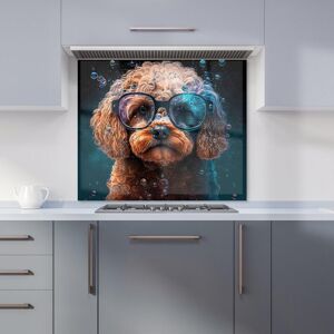 Warren Reed - Designer Cavapoo Dog Face Splashart Kitchen Splashback Size: 700mm x 750mm Multicolor 700mm x 750mm Warren Reed - Designer Cavapoo Dog Face Splashart Kitchen Splashback Size: 700mm x 750mm Multicolor 700mm x 750mm