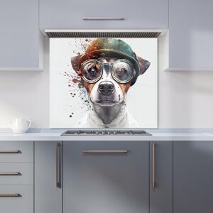 Warren Reed - Designer Jack Russell Terrier Dog Splashart Kitchen Splashback Size: 600mm x 750mm Multicolor 600mm x 750mm Warren Reed - Designer Jack Russell Terrier Dog Splashart Kitchen Splashback Size: 600mm x 750mm Multicolor 600mm x 750mm