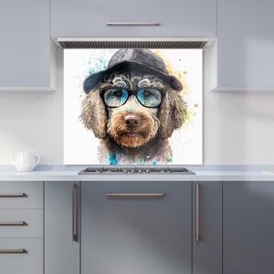 Warren Reed - Designer Labradoodle Dog Face Splashart Kitchen Splashback Size: 700mm x 650mm Multicolor 700mm x 650mm Warren Reed - Designer Labradoodle Dog Face Splashart Kitchen Splashback Size: 700mm x 650mm Multicolor 700mm x 650mm