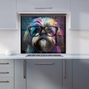 Warren Reed - Designer Lharsa Apso Dog Face Splashart Kitchen Splashback Size: 700mm x 750mm Multicolor 700mm x 750mm Warren Reed - Designer Lharsa Apso Dog Face Splashart Kitchen Splashback Size: 700mm x 750mm Multicolor 700mm x 750mm