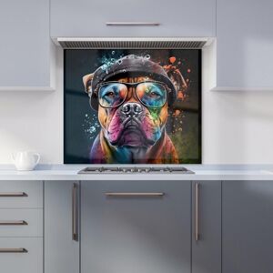 Warren Reed - Designer Staffordshire Bull Terrier Dog Splashart Kitchen Splashback Size: 600mm x 650mm Multicolor 600mm x 650mm Warren Reed - Designer Staffordshire Bull Terrier Dog Splashart Kitchen Splashback Size: 600mm x 650mm Multicolor 600mm x 650mm