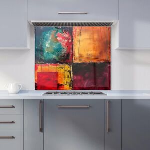 Warren Reed - Designer Quadrant Fusion: Colours In Conflict Kitchen Splashback Size: 700mm x 650mm Multicolor 700mm x 650mm Warren Reed - Designer Quadrant Fusion: Colours In Conflict Kitchen Splashback Size: 700mm x 650mm Multicolor 700mm x 650mm