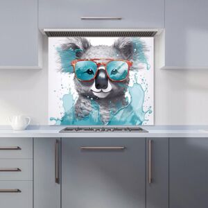 Warren Reed - Designer Splashart Koala In Glasses Kitchen Splashback Size: 600mm x 650mm Multicolor 600mm x 650mm Warren Reed - Designer Splashart Koala In Glasses Kitchen Splashback Size: 600mm x 650mm Multicolor 600mm x 650mm