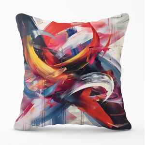 Warren Reed - Designer Swirling Symphony Of Colours Cushions Size: 60 cm x 60 cm Multicolor 60 cm x 60 cm Warren Reed - Designer Swirling Symphony Of Colours Cushions Size: 60 cm x 60 cm Multicolor 60 cm x 60 cm