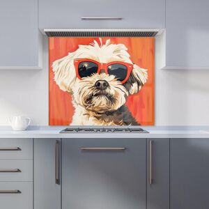 Warren Reed - Designer Cool Pup in Sunglasses Kitchen Splashback Size: 600mm x 650mm Multicolor 600mm x 650mm Warren Reed - Designer Cool Pup in Sunglasses Kitchen Splashback Size: 600mm x 650mm Multicolor 600mm x 650mm