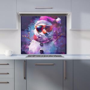 Warren Reed - Designer Cosmic Snowman Celebration Kitchen Splashback Size: 600mm x 650mm Multicolor 600mm x 650mm Warren Reed - Designer Cosmic Snowman Celebration Kitchen Splashback Size: 600mm x 650mm Multicolor 600mm x 650mm