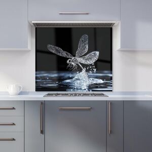 Warren Reed - Designer Glistening Dragonfly Lift-Off Kitchen Splashback Size: 900mm x 750mm Multicolor 900mm x 750mm Warren Reed - Designer Glistening Dragonfly Lift-Off Kitchen Splashback Size: 900mm x 750mm Multicolor 900mm x 750mm