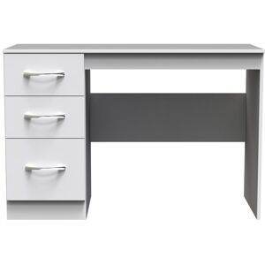 Ready Assembled 2 U Hampshire 3 Drawer Desk (Ready Assembled) in White White Ready Assembled 2 U Hampshire 3 Drawer Desk (Ready Assembled) in White White