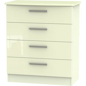 Ready Assembled 2 U Windsor 4 Drawer Chest (Ready Assembled) in Cream Cream Ready Assembled 2 U Windsor 4 Drawer Chest (Ready Assembled) in Cream Cream