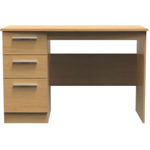 Ready Assembled 2 U Windsor 3 Drawer Desk (Ready Assembled) in Light Brown Light Brown Ready Assembled 2 U Windsor 3 Drawer Desk (Ready Assembled) in Light Brown Light Brown