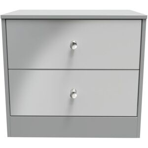 Ready Assembled 2 U Stowe 2 Drawer Side Table (Ready Assembled) in Dark Grey Dark Grey Ready Assembled 2 U Stowe 2 Drawer Side Table (Ready Assembled) in Dark Grey Dark Grey