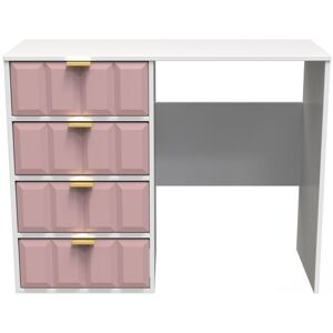Ready Assembled 2 U Metro 4 Drawer Vanity (Ready Assembled) in Dusty Pink Dusty Pink Ready Assembled 2 U Metro 4 Drawer Vanity (Ready Assembled) in Dusty Pink Dusty Pink