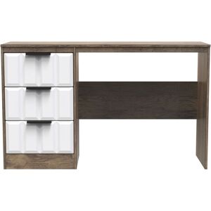 Ready Assembled 2 U Seattle 3 Drawer Desk (Ready Assembled) in Dark Brown Dark Brown Ready Assembled 2 U Seattle 3 Drawer Desk (Ready Assembled) in Dark Brown Dark Brown