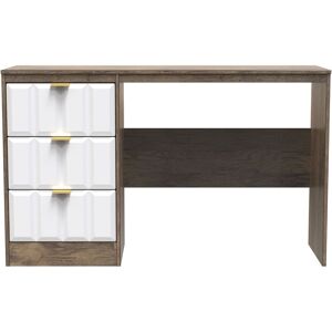 Ready Assembled 2 U Seattle 3 Drawer Desk (Ready Assembled) in Dark Brown Dark Brown Ready Assembled 2 U Seattle 3 Drawer Desk (Ready Assembled) in Dark Brown Dark Brown