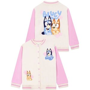 Bluey Girl's And Bingo Bomber Jacket in Pink Size: 5-6 Years Pink 5-6 Years Bluey Girl's And Bingo Bomber Jacket in Pink Size: 5-6 Years Pink 5-6 Years