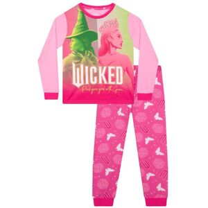 Wicked Girl's Glinda & Elphaba Pyjamas in Pink Size: 4-5 Years Pink 4-5 Years Wicked Girl's Glinda & Elphaba Pyjamas in Pink Size: 4-5 Years Pink 4-5 Years