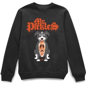 Cartoon Network Official Mr Pickles Ripped Face Sweatshirt - Black Size: Medium Black M Cartoon Network Official Mr Pickles Ripped Face Sweatshirt - Black Size: Medium Black M