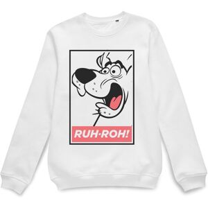 Scooby Doo Official Ruh-Roh Sweatshirt - White Size: 2XL White 2XL Scooby Doo Official Ruh-Roh Sweatshirt - White Size: 2XL White 2XL
