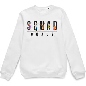 Scooby Doo Official Squad Goals Sweatshirt - White Size: XL White XL Scooby Doo Official Squad Goals Sweatshirt - White Size: XL White XL