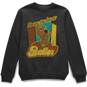 Scooby Doo Official Born To Be A Baller Sweatshirt - Black Size: 2XL Black 2XL Scooby Doo Official Born To Be A Baller Sweatshirt - Black Size: 2XL Black 2XL