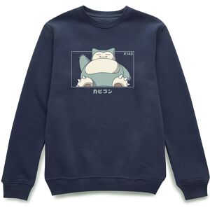 Pokemon Official Snorlax Sweatshirt - Navy Size: Large Navy L Pokemon Official Snorlax Sweatshirt - Navy Size: Large Navy L