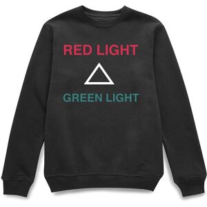 Squid Game Official RED LIGHT GREEN LIGHT Sweatshirt - Black Size: Small Black S Squid Game Official RED LIGHT GREEN LIGHT Sweatshirt - Black Size: Small Black S
