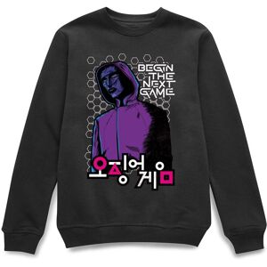 Squid Game Official Begin Next Game Sweatshirt - Black Size: 2XL Black 2XL Squid Game Official Begin Next Game Sweatshirt - Black Size: 2XL Black 2XL
