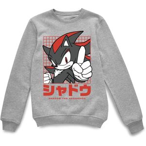 Sonic the Hedgehog Official Dark Victory Sweatshirt - Grey Size: Medium Grey M Sonic the Hedgehog Official Dark Victory Sweatshirt - Grey Size: Medium Grey M