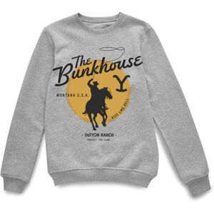 Yellowstone Official The Bunkhouse Sweatshirt - Grey Size: 2XL Grey 2XL Yellowstone Official The Bunkhouse Sweatshirt - Grey Size: 2XL Grey 2XL