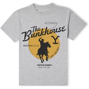 Yellowstone Official The Bunkhouse T-Shirt - Grey Size: Small Grey S Yellowstone Official The Bunkhouse T-Shirt - Grey Size: Small Grey S