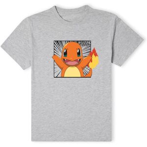 Pokemon Official Charmander T-Shirt - Grey Size: XL Grey XL Pokemon Official Charmander T-Shirt - Grey Size: XL Grey XL