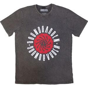 Soundgarden Circle Band Logo Stone Wash T-Shirt in Grey Size: 2XL Grey 2XL Soundgarden Circle Band Logo Stone Wash T-Shirt in Grey Size: 2XL Grey 2XL