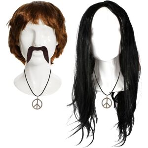 I Love Fancy Dress 60's/70's Singing Couple Accessory Set Multicolor I Love Fancy Dress 60's/70's Singing Couple Accessory Set Multicolor